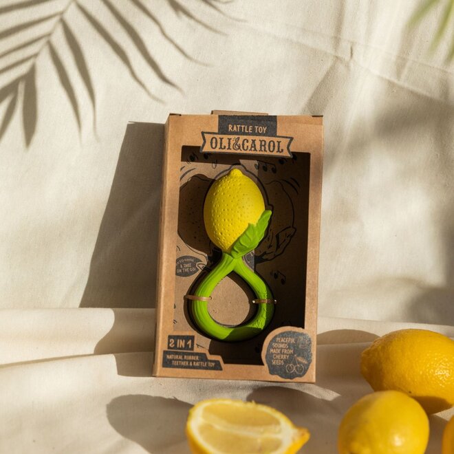 lemon rattle toy