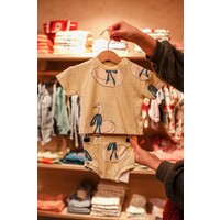 THE CAMPAMENTO baby bloomer - swans allover