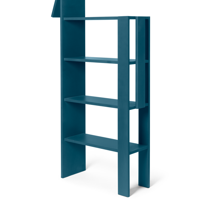 giraffe bookcase - dark blue