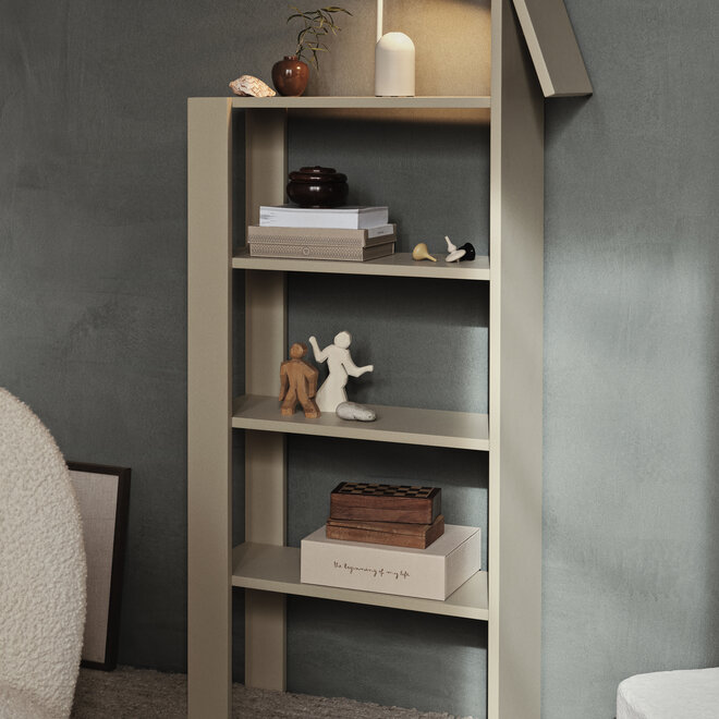 giraffe bookcase - cashmere