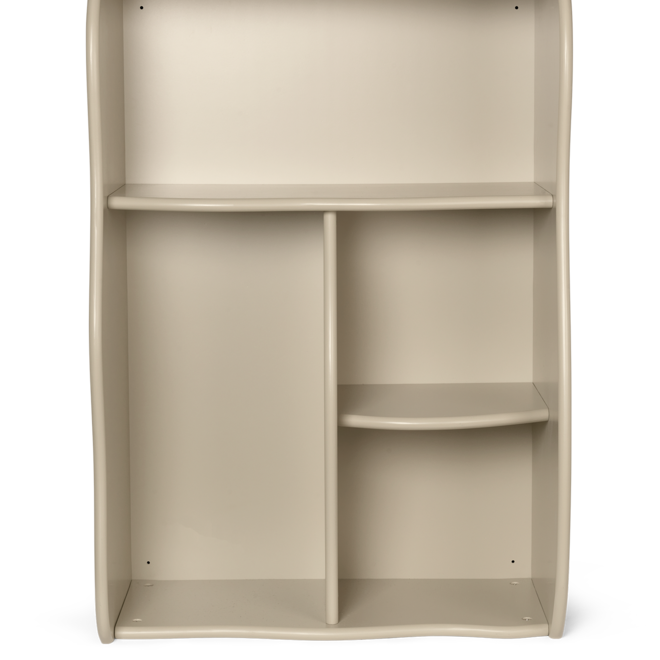 slope bookcase - cashmere