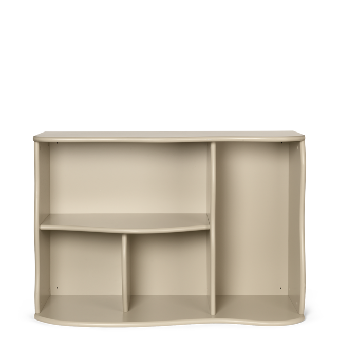 slope bookcase - cashmere