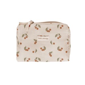 toiletry bag - cherry