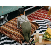 SILLY SILAS hippy footless cotton tights - olive