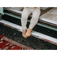 SILLY SILAS hippy footless cotton tights - cream blend