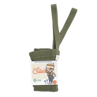 SILLY SILAS hippy footless cotton tights - olive