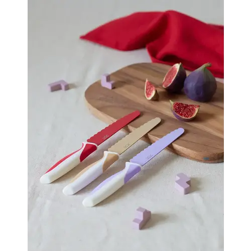 KIDDIKUTTER kiddikutter leermes voor kinderen - cherry