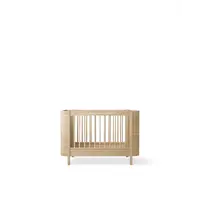 mini+ cot bed incl. junior kit - oak OLIVER FURNITURE mini+ cot bed incl. junior kit - oak