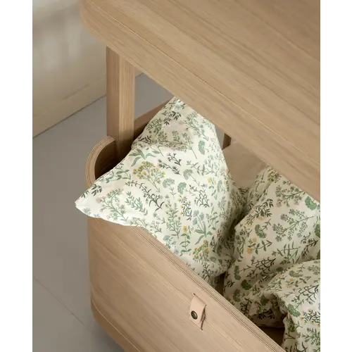 mini+ low bunk bed - 68x162cm - oak OLIVER FURNITURE mini+ low bunk bed - 68x162cm - oak