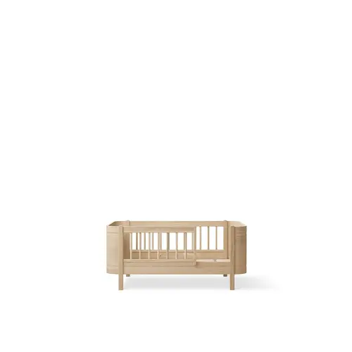 mini+ cot bed incl. junior kit - oak OLIVER FURNITURE mini+ cot bed incl. junior kit - oak