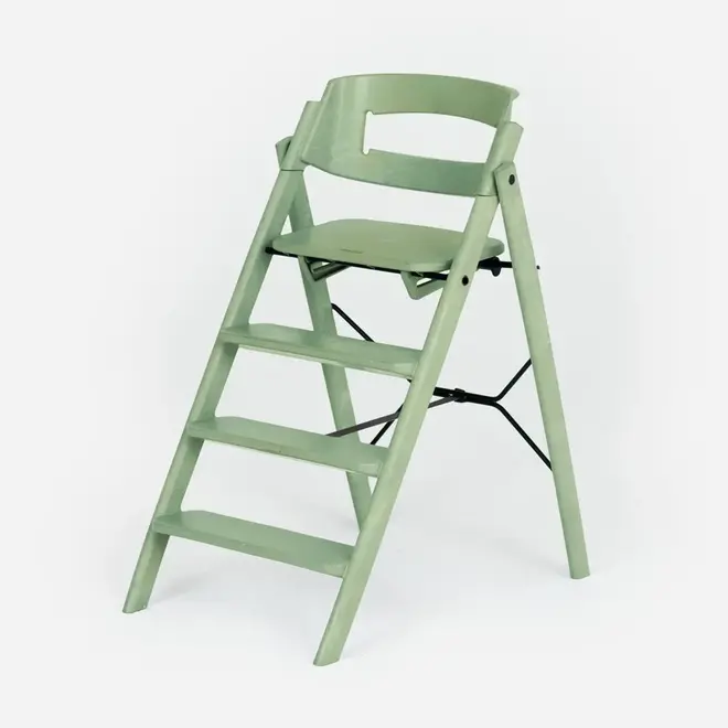 klapp high chair - recycled plastic - mineral green