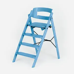 klapp high chair - recycled plastic - swedish blue