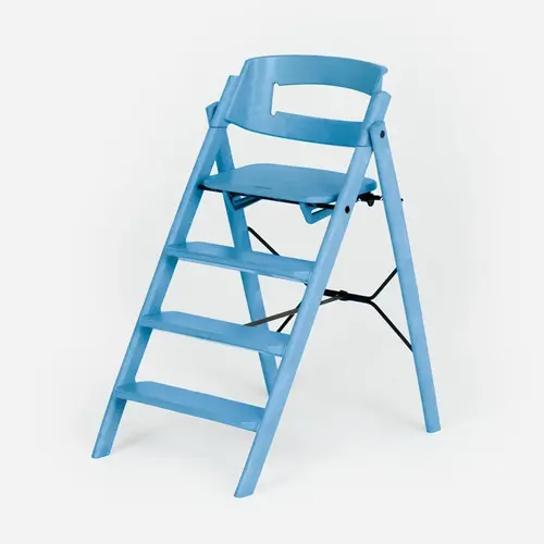 KAOS klapp high chair - recycled plastic - swedish blue