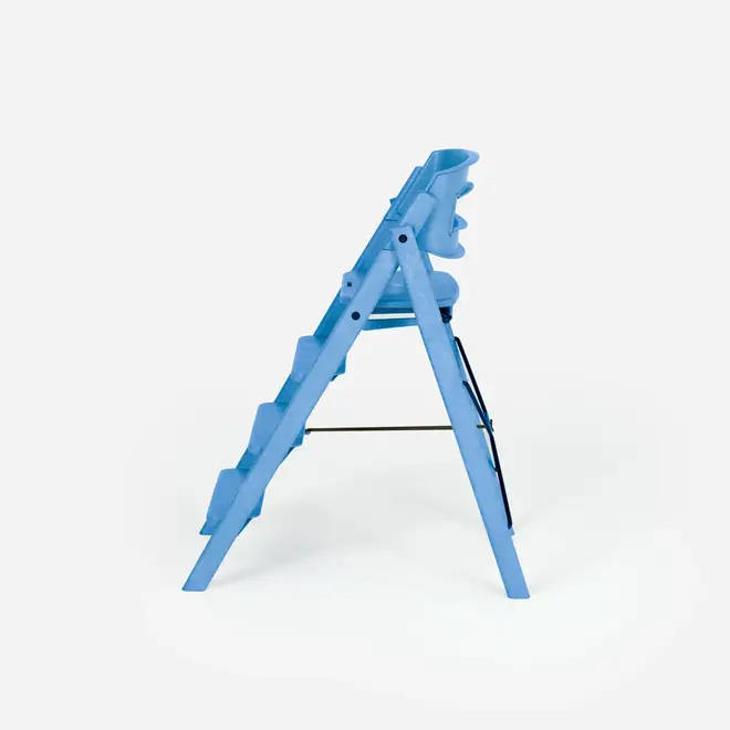 klapp high chair - recycled plastic - swedish blue