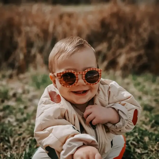 sunglasses - bendable & polarised baby / kid - gingham