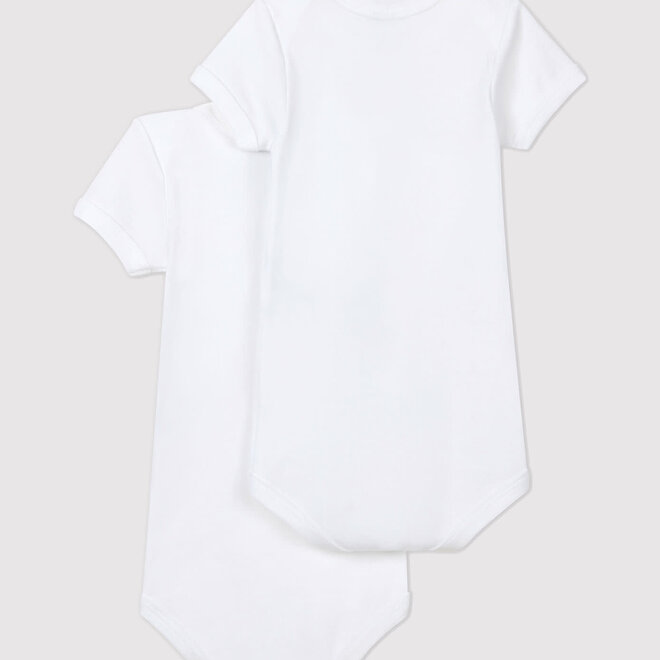 2 pack body short sleeves - white