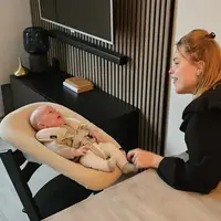 hoes voor newborn set stokke - beige wafel