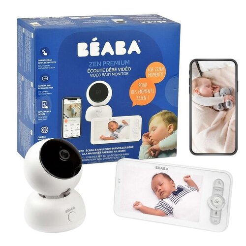 BEABA zen premium video babyfoon - white
