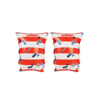 SWIM ESSENTIALS zwembandjes 0-2J - roodwit/walvis