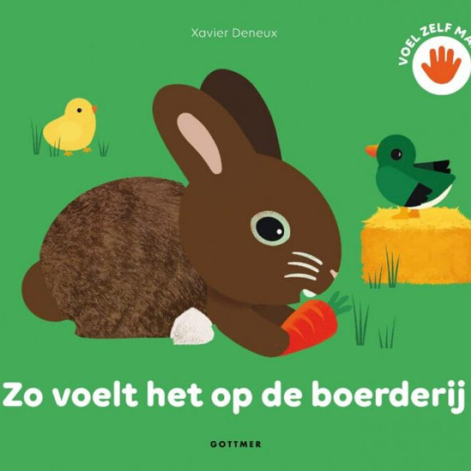 zo voelt het op de boerderij - flap & voelboekje