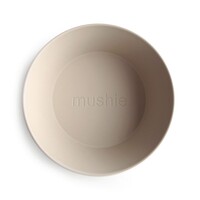 MUSHIE set van 2 ronde kommen - vanilla
