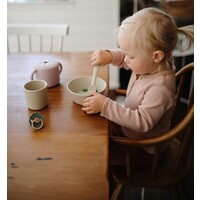 MUSHIE set van 2 ronde kommen - vanilla