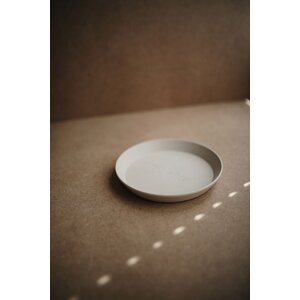 set van 2 ronde borden - vanilla