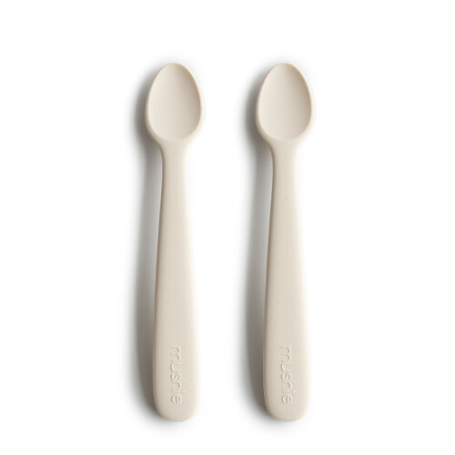 MUSHIE set van 2 lepels - ivory