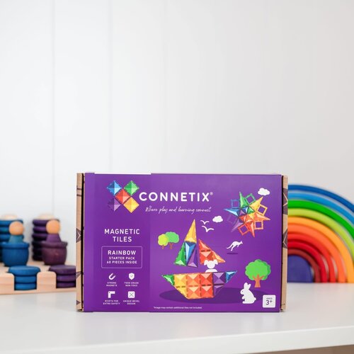 CONNETIX rainbow starter pack - 60 stuks