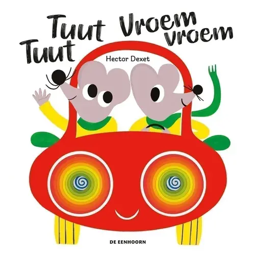 DE EENHOORN tuut tuut vroem vroem gaatjesboek