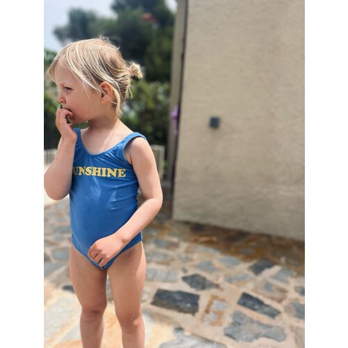 WE ARE KIDS maillot hailey blue - sunshine print