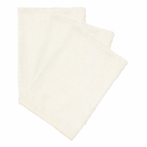 TIMBOO 3 pack washcloths - daisy white