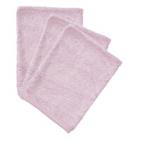 TIMBOO 3 pack washcloths - silky lilac
