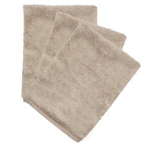 3 pack washcloths - feather grey