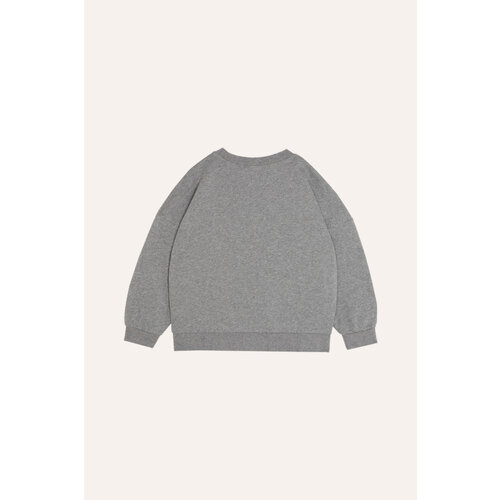 THE CAMPAMENTO kids sweatshirt grey oversized - blue hat