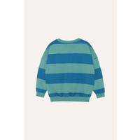 THE CAMPAMENTO kids sweatshirt oversized - blue stripes