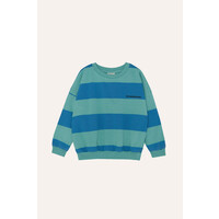 THE CAMPAMENTO kids sweatshirt oversized - blue stripes