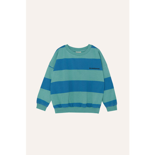 THE CAMPAMENTO kids sweatshirt oversized - blue stripes