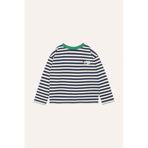 THE CAMPAMENTO kids t-shirt long sleeves - blue stripes kids t-shirt long sleeves - blue stripes