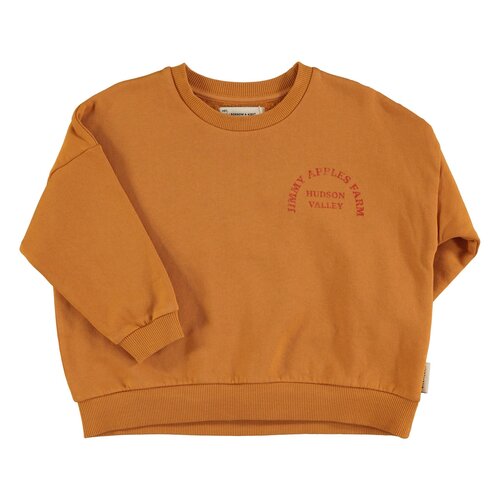 sweatshirt - camel - jimmy apples farm PIUPIUCHICK sweatshirt - camel - jimmy apples farm