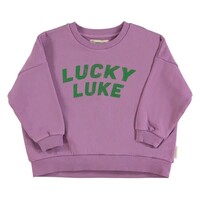sweatshirt - mauve - lucky luke PIUPIUCHICK sweatshirt - mauve - lucky luke