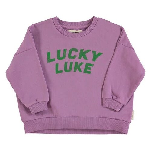 sweatshirt - mauve - lucky luke PIUPIUCHICK sweatshirt - mauve - lucky luke