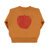 sweatshirt - camel - jimmy apples farm PIUPIUCHICK sweatshirt - camel - jimmy apples farm