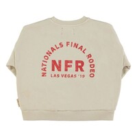 sweatshirt - ecru - multicolor circles PIUPIUCHICK sweatshirt - ecru - multicolor circles