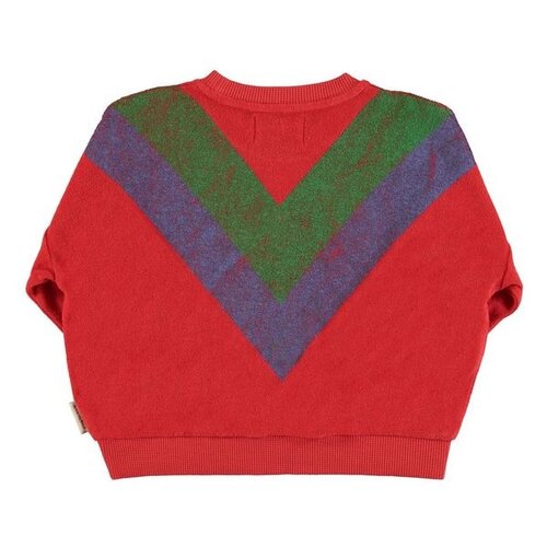 PIUPIUCHICK terry sweatshirt - multicolor triangle print