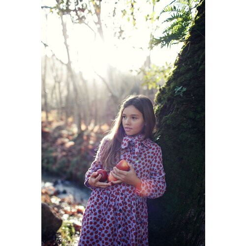 PIUPIUCHICK long dress - lilac - apples