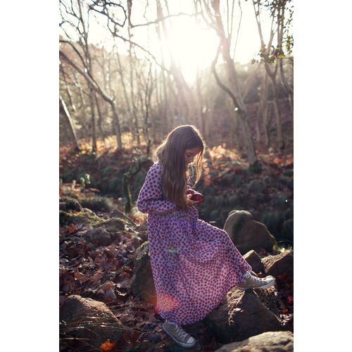 PIUPIUCHICK long dress - lilac - apples