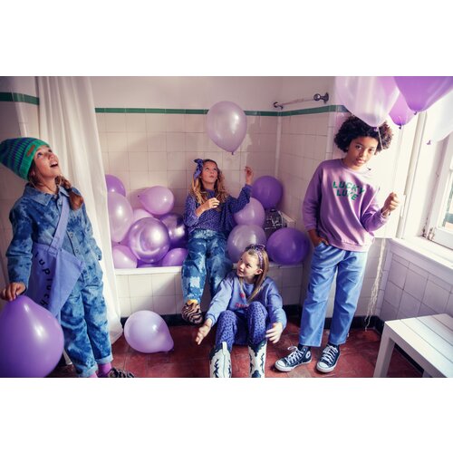 sweatshirt - mauve - lucky luke PIUPIUCHICK sweatshirt - mauve - lucky luke