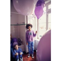 sweatshirt - mauve - lucky luke PIUPIUCHICK sweatshirt - mauve - lucky luke