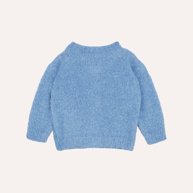 blue baby cardigan